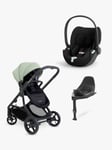 iCandy Orange 4 Pushchair with Cybex Cloud T i-Size Rotating Baby Car Seat and Base T Rotating ISOFIX Base Bundle, Pistachio/Sepia Black