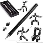 (Svart) Magnetisk Magisk Penna, Magnetisk Magnet Penna, Anti Stress, Mag