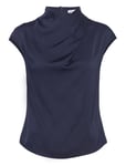 Lima Silk Top Blue Ahlvar Gallery