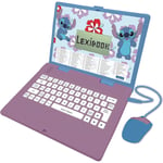 Lexibook Disney Stitch-Bilingual Educational Laptop with 124 Activities JC598Di1