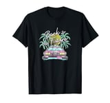 Back To The Future DeLorean Retro Palm Trees T-Shirt