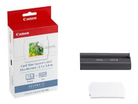 Canon KC-18IS - Bläckbandskassett och papperssats - för Canon SELPHY CP1000, CP1200, CP1300, CP820, CP900, CP910