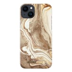 iPhone 14 Plus iDeal Of Sweden Fashion Skal - Golden Sand Marble