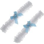 2 st Brudaccessoarer Spets Strumpeband Brud Spets Bröllop Strumpeband Brud Brud Strumpeband Bröllopsdag