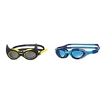Zoggs Children's Dc Super Heroes Character Swimming Goggles, Batman, 6-14 Years UK & Super Seal Kids Swimming Goggles, UV Protection Swim Goggles