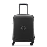 DELSEY PARIS - Belmont Plus - Hard Cabin Suitcase 55x40x20 cm - 33 L - S -, Black, S