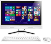 Lenovo C560 Touch PC de Bureau Tout-en-Un 58,4 cm (23" FHD LED) (Intel Core i5, 2,7 GHz, 8 Go de RAM, Disque Dur 500 Go, écran Tactile, Win8.1) Blanc