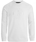 BJÖRN BORG Herr Crew Summer T.C white (Storlek: M)