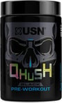 Qhush Black Blue Raspberry Pre Workout 220G: Explosive Energy Drink Powder—Hi