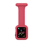 Apple Watch 41mm Series 9 skal sjuksköterskeklocka röd