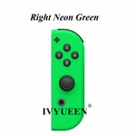 Vert Néon Droit - Coque Pour Manette De Jeu Nintendo Switch, Vert, Jaune, Rose, Gauche, Droite, Accessoires De Jeu