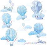 Luftballonger Väggklistermärken, Blå