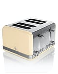 Swan Retro 4 Slice Cream Toaster