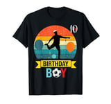 Youth 10th Birthday Gifts for Boy Football Gifts for Boys T-Shirt