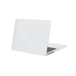 Apple 14 Macbook Pro (2021-2023) Matte Rubberized Hard Shell Case Cover - Matte White, For Models: A2442 with M1 Pro M1 Max / A2779 with M2 Pro M2 MAX Chip / A2918 A2992