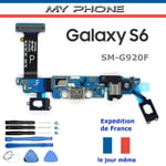 Dock Connecteur De Charge Samsung Galaxy S6 Micro Port Usb Nappe Flex Sm-G920f + Kit 8 Outils