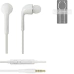 Headphones for Huawei Mate 50 RS headset in ear plug white