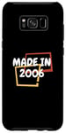 Coque pour Galaxy S8+ Fabriqué en 2006 pour la célébration de l'année de naissance ou d'anniversaire