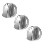 Belling Genuine Silver Oven / Cooker Control Knob (Pack of 3)