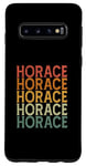 Galaxy S10 Retro Custom First Name Horace Case