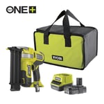 Ryobi Dyckertpistol 18V, ONE+ R18GN18-120S, inkl. 2Ah batteri & laddare