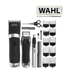 Wahl Cordless Hair Clipper & Trimmer Grooming Gift Set in Vanity Case