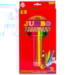 Sense Träfärgpennor Jumbo, 12-Pack