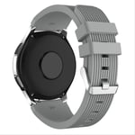 SQWK Watch Band For Samsung Galaxy Watch Active Strap Gear S3 Silicone Bracelet Strap For Huawei Watch Gt 20mm grey
