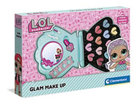 Clementoni- LOL L.O.L. -Glam Make Up-Trousse Filles, Coffret avec Trucs lavables, Set Cosmétiques Enfants 6 Ans, 18723, Multicolore