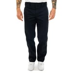 Dickies Men's Straight Work Slim Trousers, Blue (Dark Navy), 32W / 30L