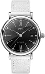 IWC IW458611 Portofino Sort/Læder Ø37 mm