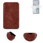 phone case for Motorola Moto G62 5G sleeve cover pouch brown 