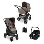 ABC DESIGN Salsa 4 Air Barnvagn Nature Collection 2024 inkl. MAXI COSI bilbarnstol Pebble 360 Pro Essential Black och adapter