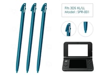3 x Blue Stylus for Nintendo 3DS XL/LL Plastic Stylus Replacement Parts Pen Pens