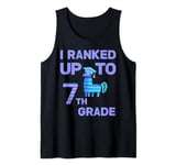 Leveled Up to 7th Grade Video Game Back to School Boy Tank Top