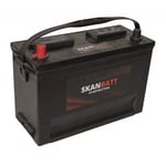 SKANBATT MF50-600 Startbatteri 12V 80AH 600CCA (343x127x234/254) +venstre