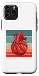 iPhone 11 Pro My heart beats for basketball Basketballheart Love in Red Case