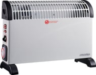 Mesko | Convector Heater With Timer And Turbo Fan | Ms 7741W | Convection Heater | 2000 W | Number Of Power Levels 3 | White
