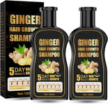 Ginger Hair Growth Shampoo, Ginger Shampoo, anti Hair Loss Shampoo, Natural Orga