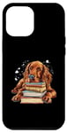 iPhone 15 Pro Max Irish Setter Books Reading Dog Breed Graphic Case