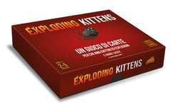 Asmodee - Exploding Kittens - Jeu de cartes, jeu de société, 2-5 joueurs, 7 ans et plus, édition en italien