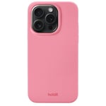 Holdit iPhone 14 Pro Soft Touch Silikon Deksel - Rouge Pink