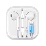 Oreillettes Bluetooth Bluetooth filaire écouteur avec microphone écouteurs Stéréo pour iPhone 8 7 Plus X XS MAX XR iPod Dans