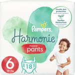 Pampers Harmonie Pants Size 6 Buksebleer 15+ kg 18 stk.