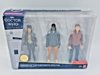 Character BBC Doctor Who Friends Of the 13th Doctor - 3 Figures.  New Shelf