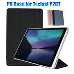 TPU Tablet Stand for  P26T 10.1 Inch Tablet Ultra Thin PU Leather Black D1H4