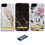 iPhone 7/8/SE (2020 & 2022) - Skal / Skydd / Blommor / Marmor Rosa