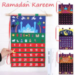 Muslim DIY Felt Advent Calendar Countdown Calendars Eid Mubarak Ramadan Kareem