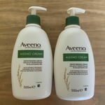 Aveeno Moisturising Body Lotion  2x500ml  Colloidal Oatmeal Dry & Sensitive Skin