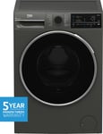 Beko 9kg Front Load Washing Machine with AutoDose & SteamCure -  BFLB904ADG